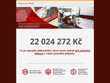 Tablet Screenshot of pomocponehode.cz